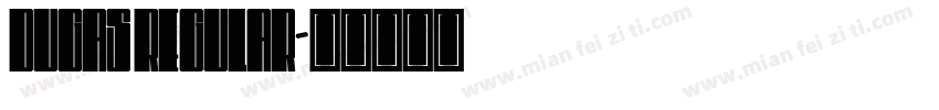 dugas regular字体转换